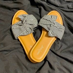 Dry Goods Striped Flats.